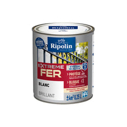 Ripolin - Peinture pour Fer Extérieur - Brillant - 0,25L - Blanc