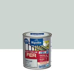 Peinture pour Fer Extérieur - Brillant - 025L - Gris Clair RAL 7035 - Ripolin
