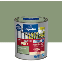 Ripolin - Peinture pour Fer Extérieur - Brillant - 0,5L - Vert Olivier ral 6021