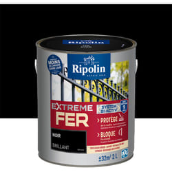 Ripolin - Peinture pour Fer Extérieur - Brillant - 2L - Noir