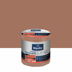 Ripolin - Bande d'Etanchéité Auto-Adhésive - 10m x 10cm - Teinte Terre Cuite