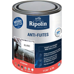 Ripolin - Revêtement D'Étanchéité Anti-Fuites Toiture&Goutière Blanc 0,75 l