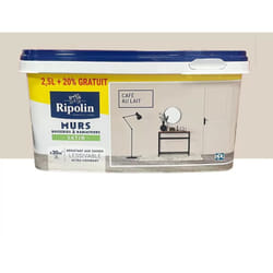 Ripolin - Peinture Murs, Boiseries, Radiateurs Satin Café au lait 3 l