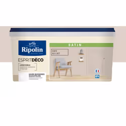 La Peinture acrylique RIPOLIN Esprit Déco Satin va sublimer votre intérieur ! Très couvrante et monocouche, cette peinture mu ...
