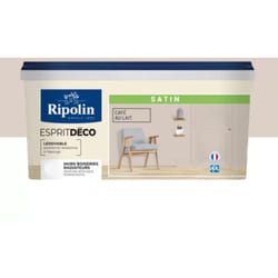 Ripolin - Peinture acrylique Esprit Déco Satin Café au Lait 3 l