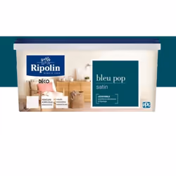 La Peinture acrylique RIPOLIN Esprit Déco Satin va sublimer votre intérieur ! Très couvrante et monocouche, cette peinture mu ...
