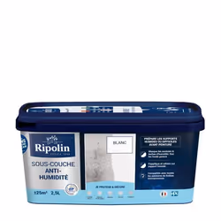 Sous-couche antihumidité Rip etanch, RIPOLIN blanc 2.5 l