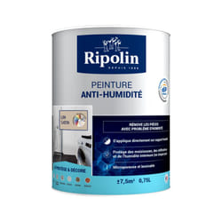 Ripolin - Peinture Anti-Humidité - Satin - 0,75L - Lin