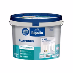 Plafonds résultat sans trace - Aspect mat - Limite les traces de reprise - Opacité optimale en une seule couche - Blancheur r ...