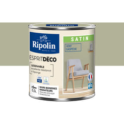 Ripolin - Peinture Murale Toutes Pièces - Satin - 0,5L - Vert Gaspésie