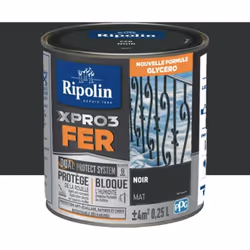 Description générale La peinture Ripolin XPRO3 FER est une peinture fer glycéro de haute qualité, conçue pour offrir une prot ...