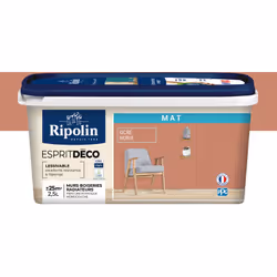 Peinture intérieure couleur Ocre Nubie aspect Mat Ultra-Couvrante pour Murs, Boiseries et Radiateurs - Ripolin La peinture in ...