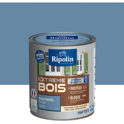 Ripolin - Peinture pour Bois Intérieur et Extérieur - Satin - 0,5L - Bleu Pastel ral 5024