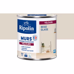 Peinture intérieure Beige Glaise aspect Velours Ultra-Couvrante pour Murs, Boiseries et Radiateurs - Ripolin La peinture Ripo ...