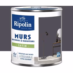 La Peinture Murs, Boiseries, Radiateurs RIPOLIN Satin Violet duc est une peinture monocouche, très couvrante qui donnera un b ...