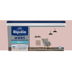 Ripolin - Peinture Murs, Boiseries, Radiateurs Mat Rose jabadao 2,5 l