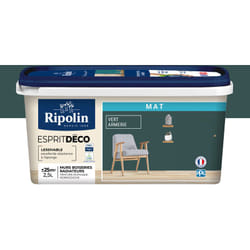 Peinture Murale Toutes Pièces - Mat - 2,5L - Vert Armerie Ripolin