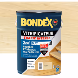 Vitrificateur Parquets/Escaliers - Trafic Intense - Mat - Bondex - BENEFICES : Protège et rénove les Parquets et Escaliers in ...