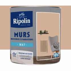 La Peinture Murs, Boiseries, Radiateurs RIPOLIN Mat Gold Manosque est une peinture monocouche, très couvrante qui donnera un ...