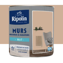 Ripolin - Peinture Murs, Boiseries, Radiateurs Mat Gold Manosque 0,5 l