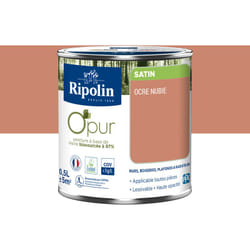 Ripolin - Peinture Couleur à base de résine biosourcée à 97% - Satin - 0,5L - Ocre Nubie