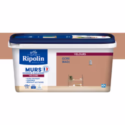Peinture intérieure Ocre Wadi Velours Ultra-Couvrante pour Murs, Boiseries et Radiateurs - Ripolin La peinture Ripolin aspect ...