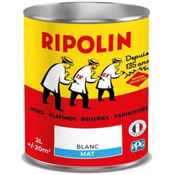 Ripolin - Peinture acrylique Collector Blanc mat 2 l