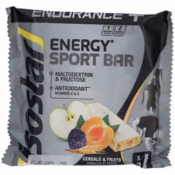 Isostar Endurance+ Energy Sport Barre Énergétique Céréales & Fruits 3 unités