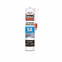 Mastic Silicone Acétique Sanitaire Rubson 300ml - translucide - 165173
