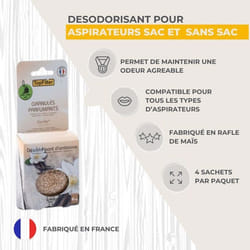 Sachets de granulés de parfum pour aspirateur à la vanille TopFilter