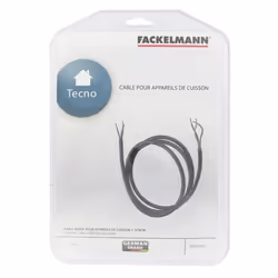 Câble électrique pour appareil électroménager type four ou plaque de cuisson 3G6 mm² Fackelmann