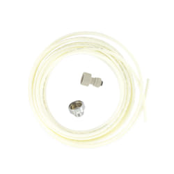 Tuyau dalimentation en eau pour frigo américain - Fackelmann - 6m - Blanc - Plastique