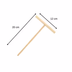 Râteau à crêpes 20 cm Fackelmann Wood Edition - Vue supplémentaire 2