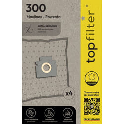 Lot de 4 sacs aspirateur Hoover TopFilter Premium