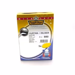 Lot de 5 sacs aspirateur compatibles Zelmer et Curtiss TopFilter