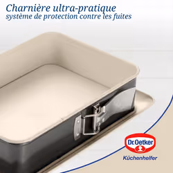 Ensemble De 2 Moules À Gâteau Céramique Et Plat Four 28 X 18 Cm Dr Oetker Back Trend - Vue supplémentaire 2