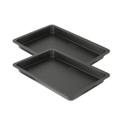Ensemble de 2 Plaques de four rectangulaire 42 x 29 cm Zenker Black Metallic
