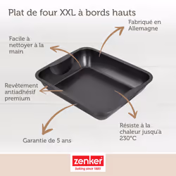 Ensemble De 2 Plats À Four Xxl Rectangle 40 X 34 Cm Zenker Spécial Cooking - Vue supplémentaire 2
