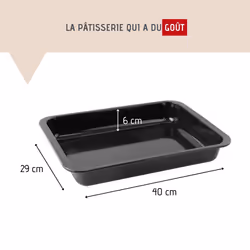 Ensemble De 2 Plats Rectangulaire Xxl 40 X 29 Cm En Acier Émaillé Zenker Spécial Cooking - Vue supplémentaire 2