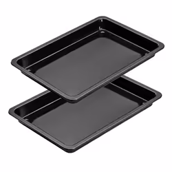 Lot de 2 plats de cuisson pizza au four 42 x 29 cm Dr. Oetker Back-Idee Kreativ