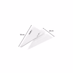 Set de 100 poches à douilles professionnelles jetables 50 cm et Verre doseur transparent en plastique 1 litre FM Professional - Vue supplémentaire 2