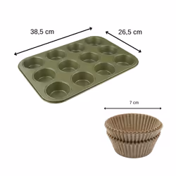 Ensemble 2 pièces spécial muffins Zenker Green Vision - Vue supplémentaire 2