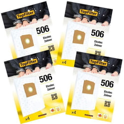 Lot de 4 packs de 4 sacs aspirateur 64506 pour Zelmer et Elcotec TopFilter Premium