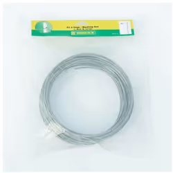 Fil à linge parfaitement lisse, résistant à la charge sans altérer le linge suspendu Fil à linge Inox 20m Caractéristiques te ...
