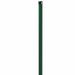 DIRICKX Poteau acier galvanisé rond Univers vert, H.225 x l.4.8 x P.4.8 cm