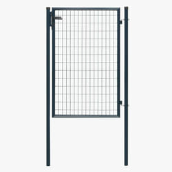 Portillon grillagé Eco l.105 x H.150 cm, gris - Dirickx