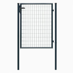 Portillon grillagé Eco garden l.105 x H.125 cm, gris - Dirickx