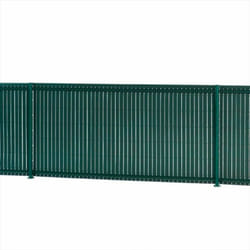 Kit lamelles occultantes rigides pvc, H.190 x L.250 cm vert - Dirickx