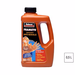 Protection antirouille extérieur / intérieur Frameto RUBSON, noir, 0.5 l