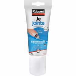 Mastic bain et cuisine Rubson - Tube 150 ml - Blanc